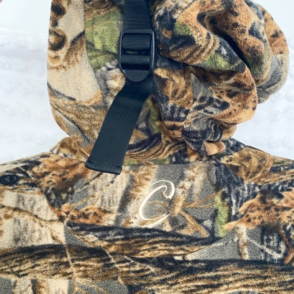 Cabela’s Kids fleece camo print zip up hoodie s - Picture 3 of 10